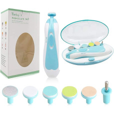 Electric Nail Clippers & File Trimmer Set for Babies